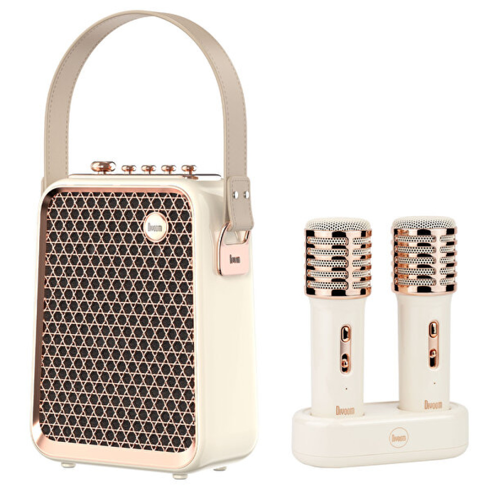 Divoom SongBird-HQ Çift Mikrofonlu Beyaz Bluetooth Hoparlör Bluetooth Hoparlör Fiyatı