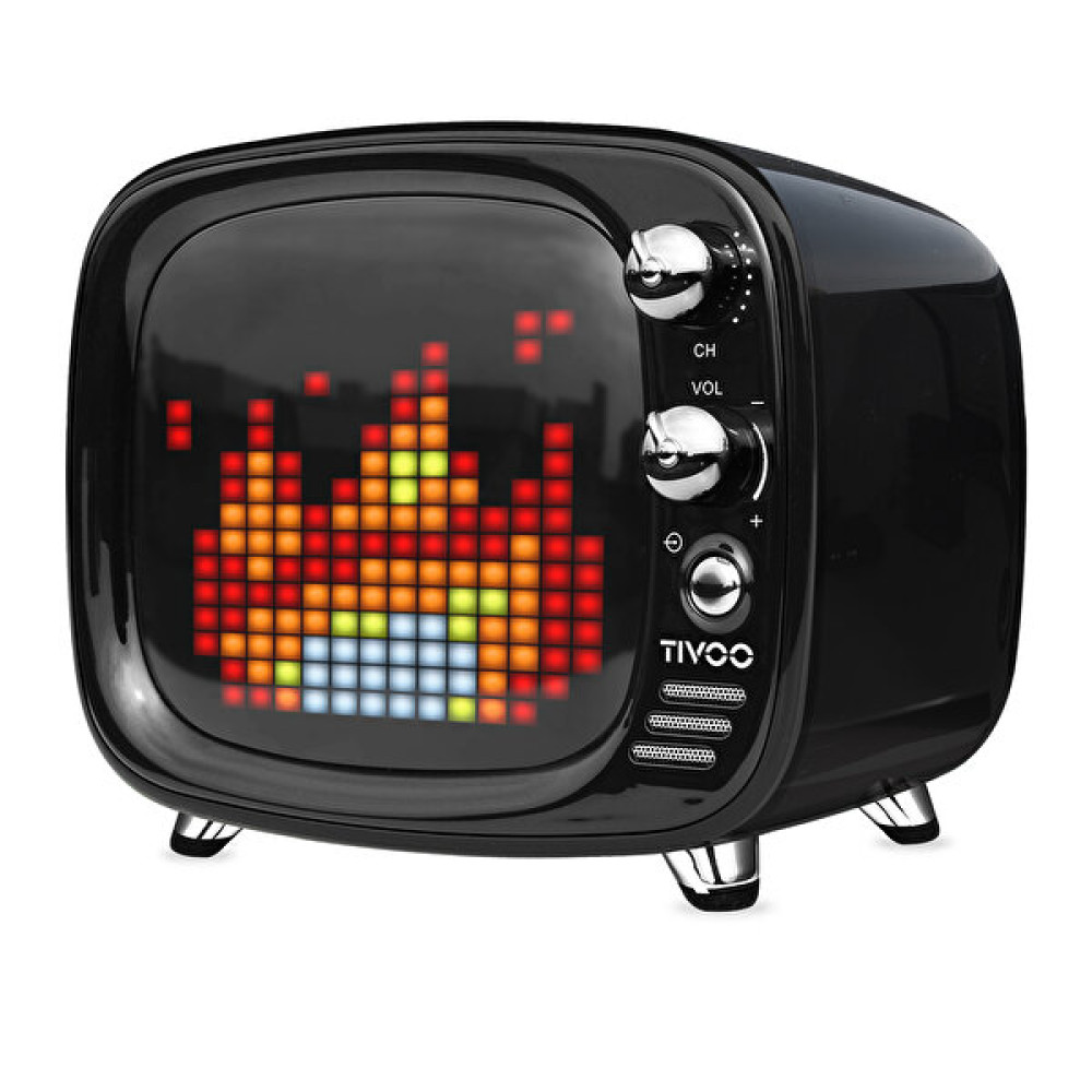 Divoom Tivoo Pixel Art Smart Siyah Bluetooth Hoparlör Bluetooth Hoparlör Fiyatı