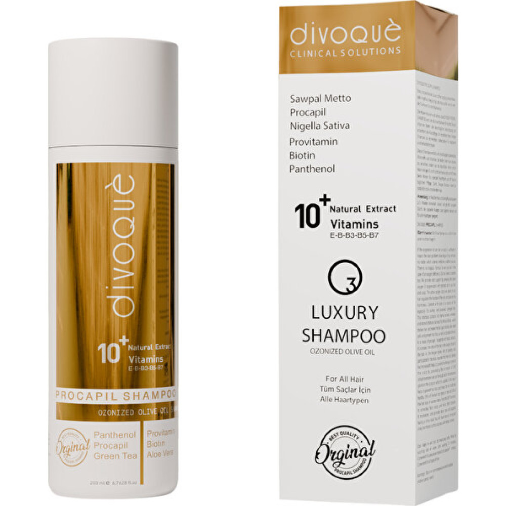 Divoque Dökülme Ve Kepek Karşıtı Procapil Şampuan 200 ml ( Luxury Shampoo ) Şampuan ve Saç Kremi Fiyatı