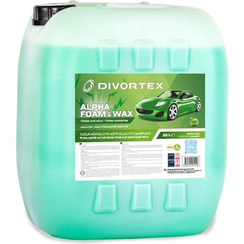 Divortex Alpha Foam Ph Nötr Cilalı Oto Şampuanı 20 Lt Oto Yıkama Ürünleri Fiyatı