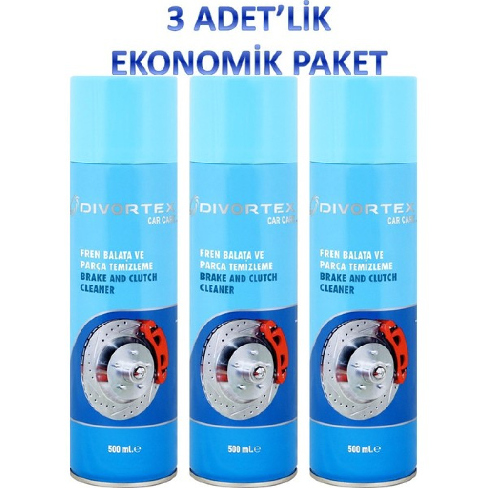 Dıvortex Balata Temizleme Spreyi 500 Ml X 3 Adet Oto Boyaları Fiyatı