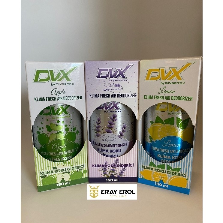 Divortex Dvx Klima Bombası Kötü Koku Giderici Tazeleyici Yenileyici 3 ADET150 ml Klimalar Fiyatı