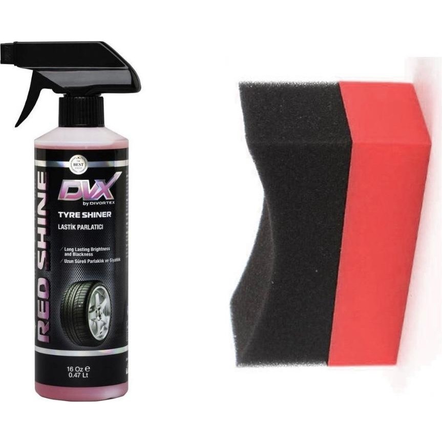 Divortex Dvx Lastik Parlatıcı ve Siyahlatıcı 16 Oz 473 ml ve Lastik Parlatma Süngeri Set Bulaşık Yıkama Fiyatı