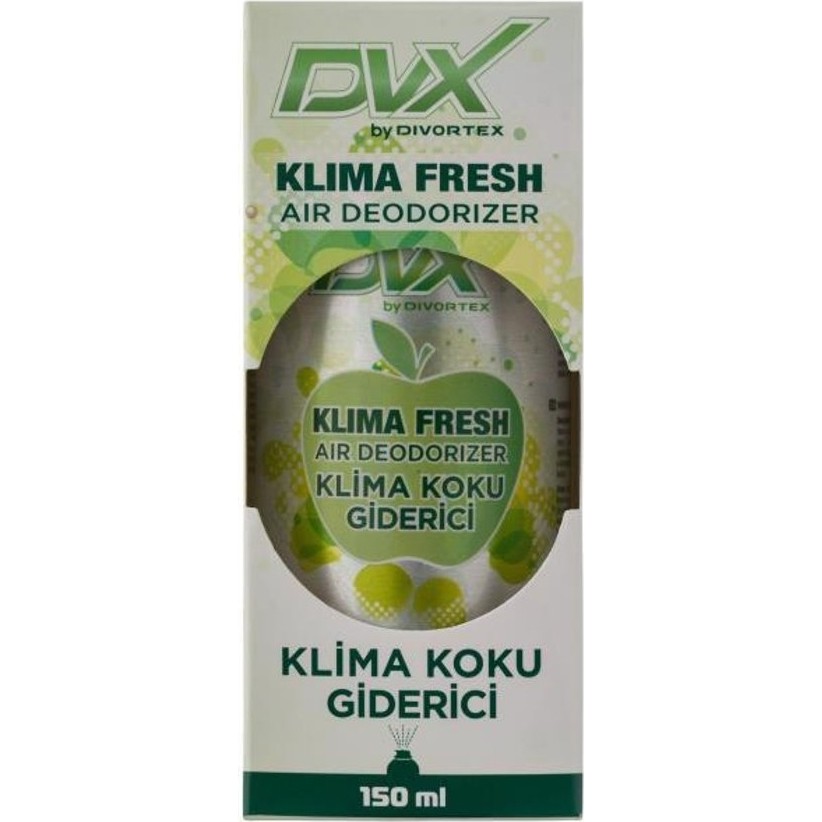 Divortex Klima Fresh - Temizleyici Klima Bombası Yeşil Elma 150ML Klimalar Fiyatı