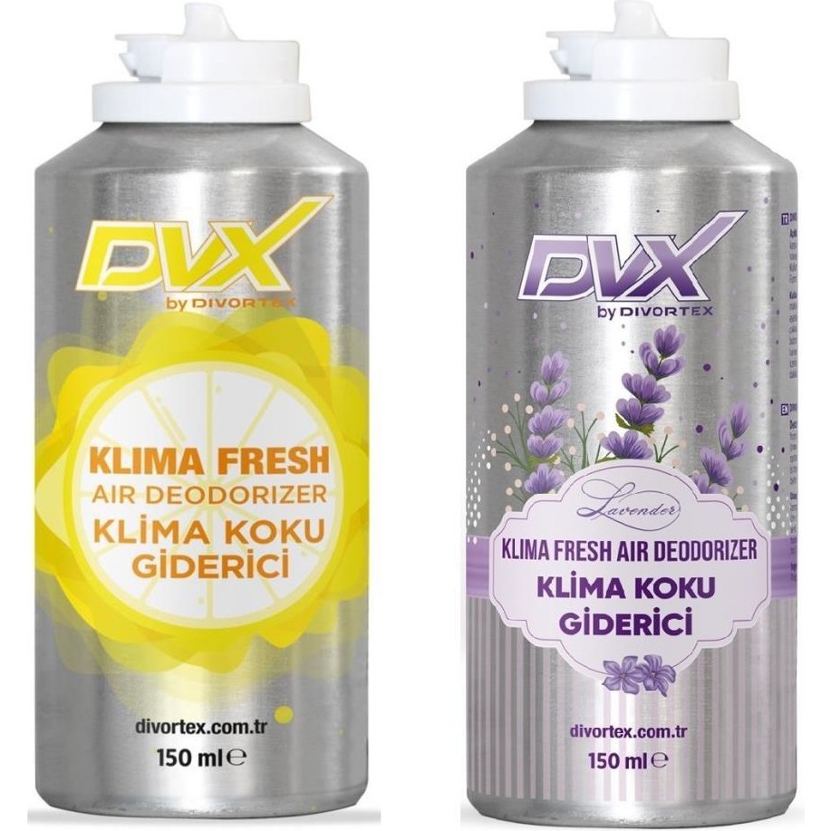 Divortex Lavanta ve Limon Kokulu Klima Bombası 150 Ml. x 2 Ad. Klimalar Fiyatı
