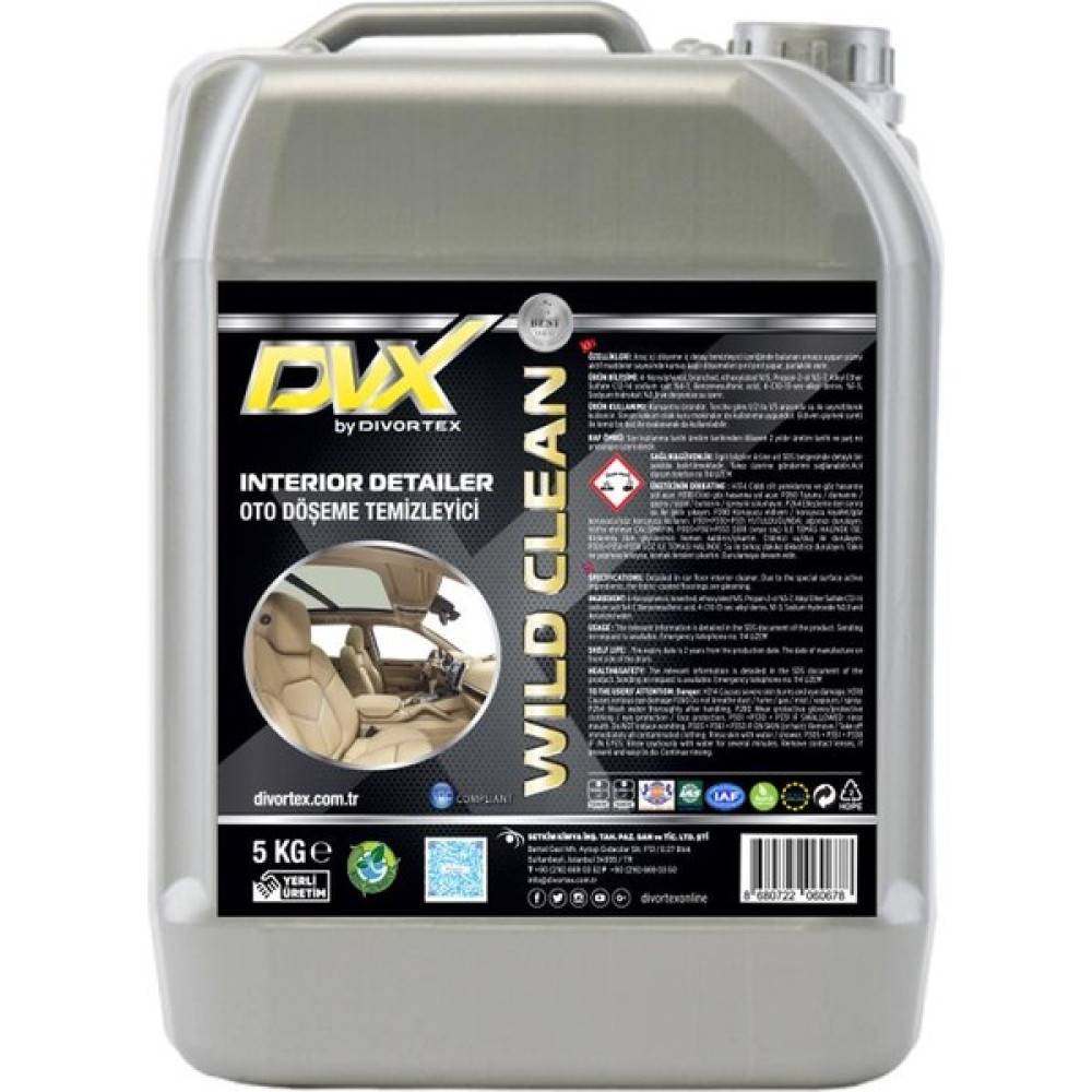 Dıvortex Wıld Clean Döşeme Temizleyici 5 Kg  Oto Bakım & Yenileme Ürünleri Fiyatı