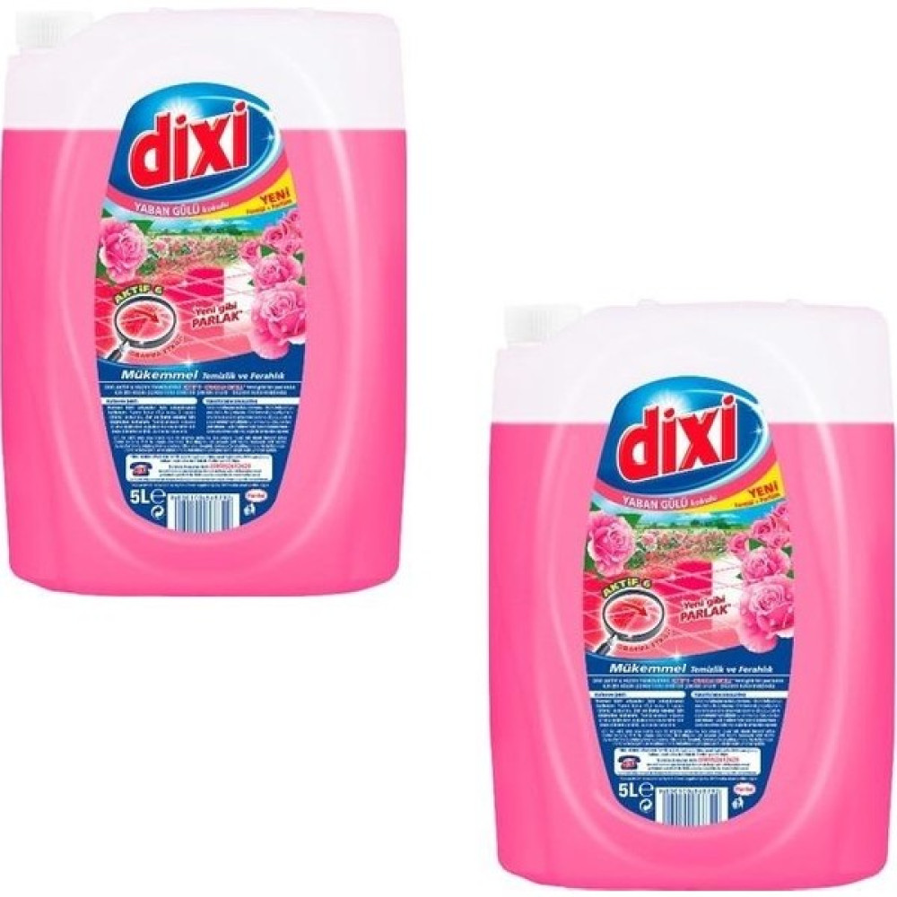 Dixi Yüzey Temizleyici Yaban Gülü 5 lt x 2'li Parlatıcı ve Temizleyiciler Fiyatı