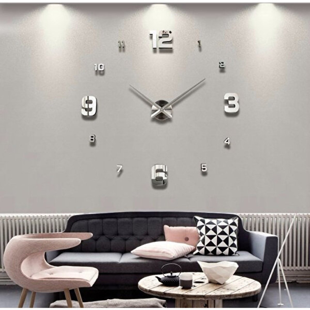 Diy Clock Büyük Boy 3D Dekoratif Duvar Saati Dekoratif Saat Fiyatı