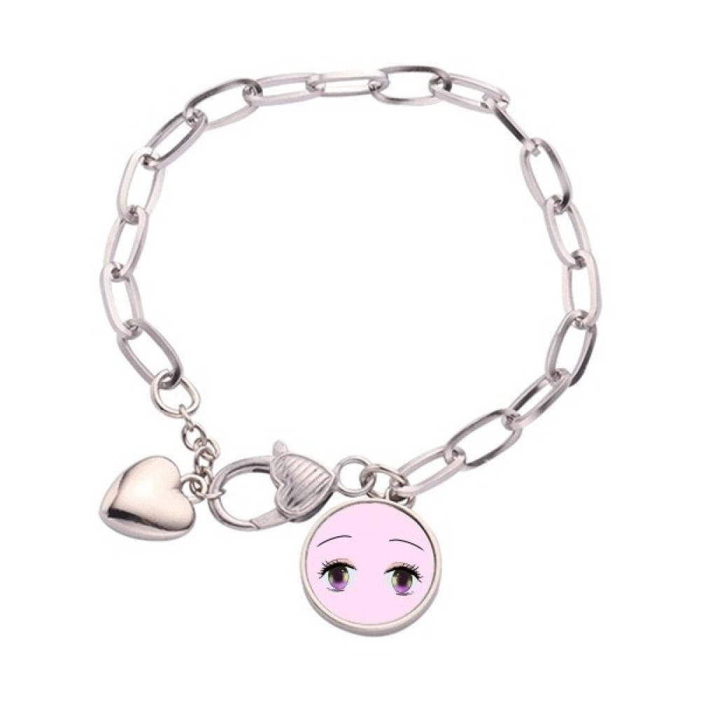 DIY Thinker Güzel Boşluk Mignon Gözler Kalp Chain Bracelet Jewelry Charm Modu (Yurt Dışından) Saat ve Bileklik Aksesuarı Fiyatı