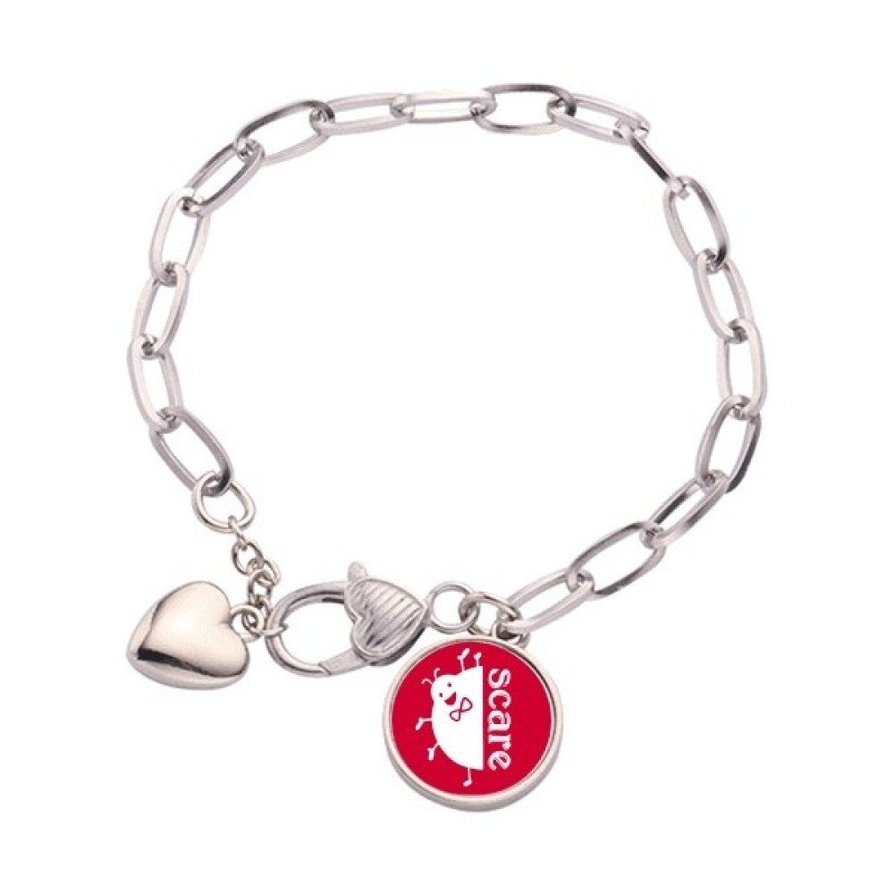 DIY Thinker Korku Dışarıdaki Ladybug Sevgili Mignon Kalp Chain Bracelet Jewelry Charm Modu (Yurt Dışından) Saat ve Bileklik Aksesuarı Fiyatı