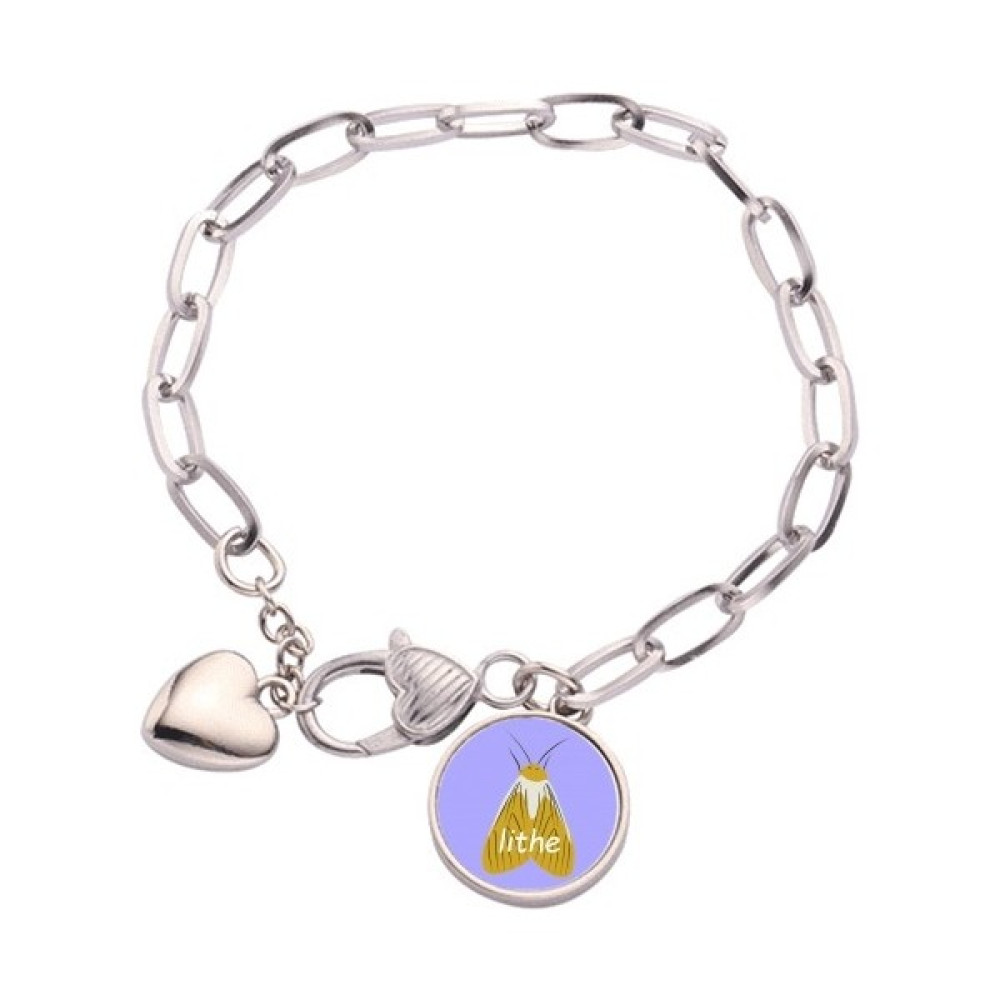 DIY Thinker Lithe Moth Phengophil Kanlı Böcek Kalp Chain Bracelet Jewelry Charm Fashion (Yurt Dışından) Saat ve Bileklik Aksesuarı Fiyatı