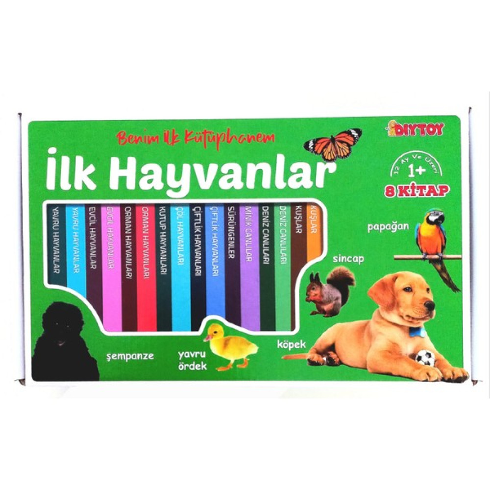 Dıy-Toy Benim Ilk Kütüphanem-Ilk Hayvanlar 8 Kitap Bebek Oyuncakları Fiyatı