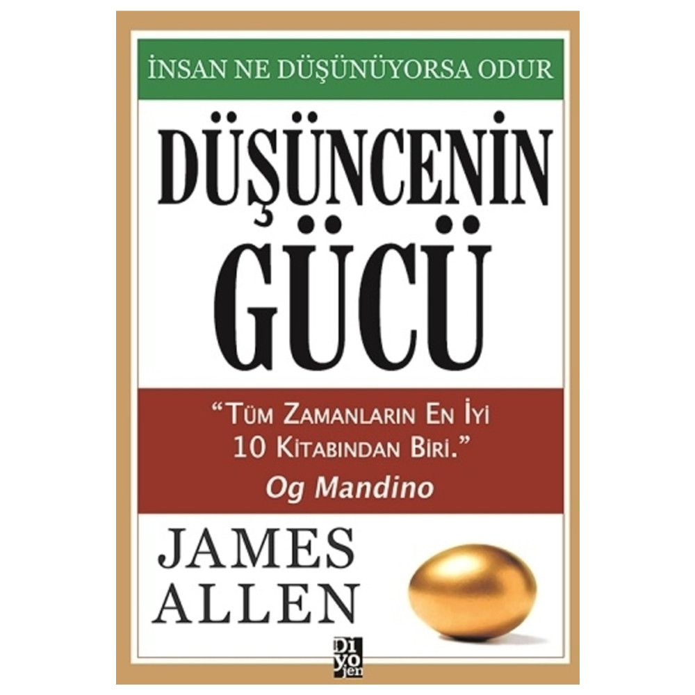 Diyojen Yayıncılık Düşüncenin Gücü Kişisel Gelişim Kitapları Fiyatı