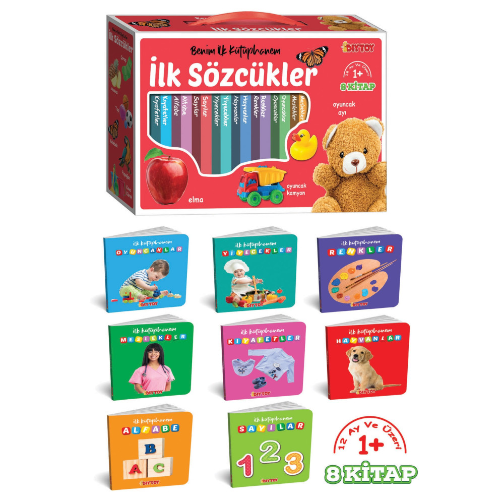 DIYTOY 0-3 Yaş Eğitici Kitaplar Ilk Kütüphanem - Eğitim Seti Eğitici Oyuncak Fiyatı