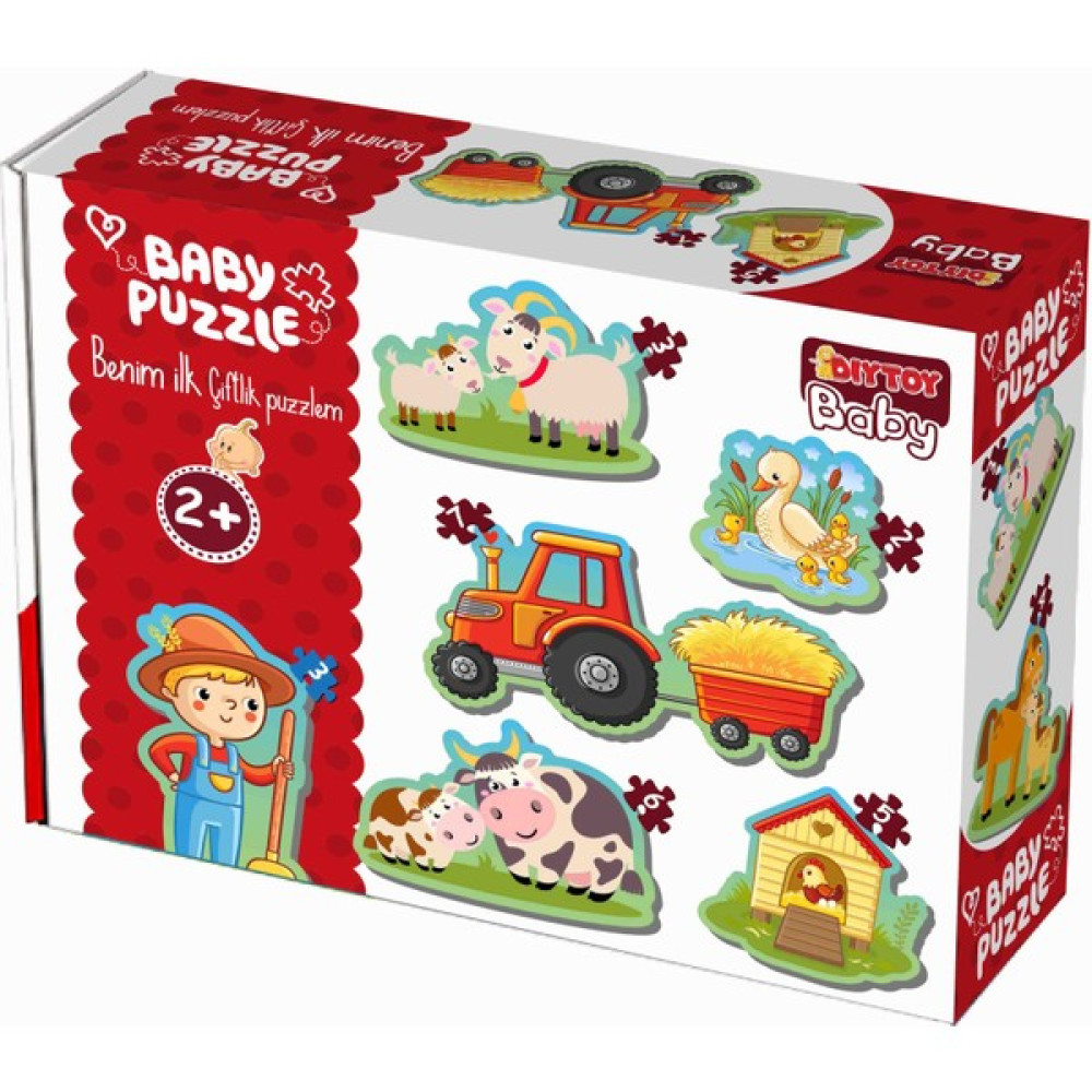 Diytoy Baby Puzzle Çiftlik Hayvanları Eğitici Oyuncak Fiyatı