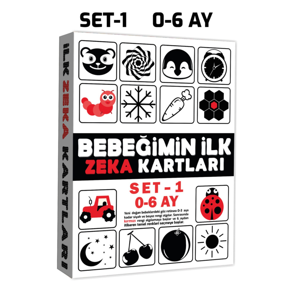 DIYTOY Bebeğimin Ilk Zeka Kartları Set-1 / 0-6 Ay Eğitici Oyuncak Fiyatı