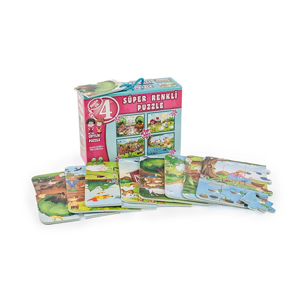 Diytoy - Çiftlik Süper Renkli Puzzle Kitaplar Fiyatı