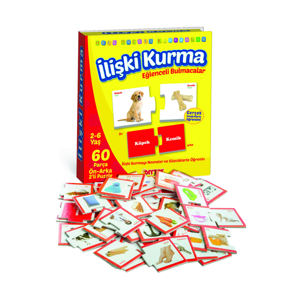 DIYTOY İlişki Kurma Eğlenceli Bulmacalar Eğitici Oyuncak Set Puzzle Eğitici Oyuncak Fiyatı