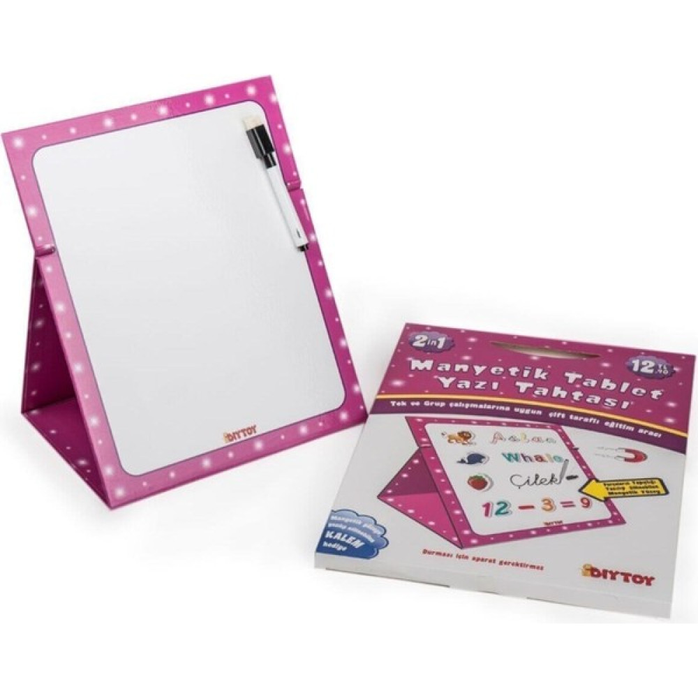 Diytoy Manyetik Tablet Yazı Tahtası Pembe 8512 Yazı Tahtası Kalemi Fiyatı