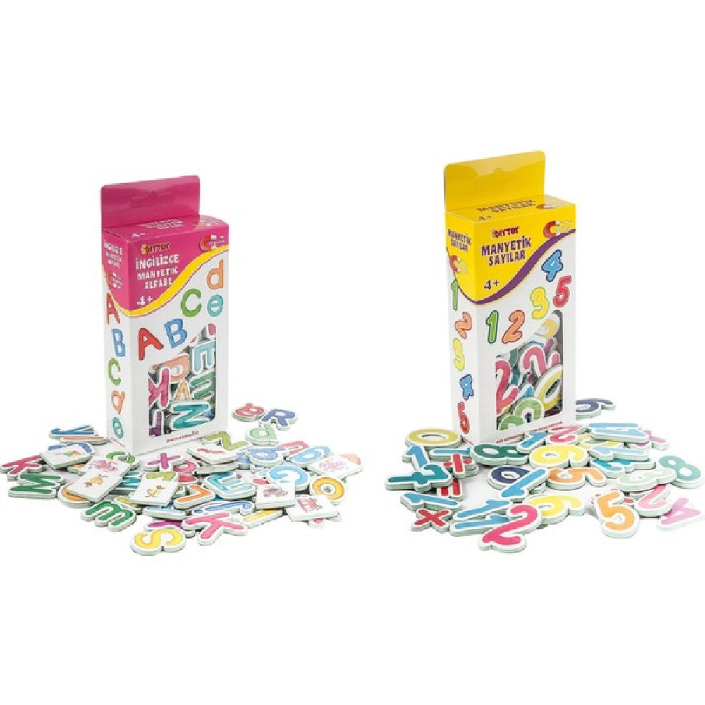 Diytoy Yayınları Eğitici Manyetik Eğitim Seti Türkçe Ingilizce Alfabe Harfler + Sayılar Eğitici Oyuncak Fiyatı