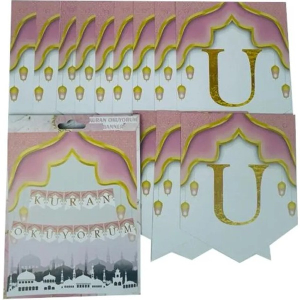 Dizayn Parti Evi Kuran Okuyorum Banner Oyuncak Fiyatı