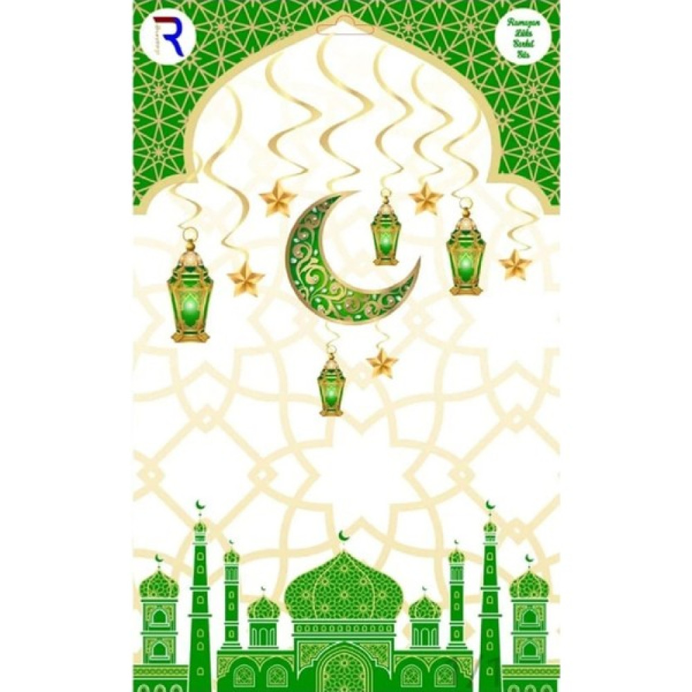 Dizayn Parti Evi Ramazan Sarkıt Süs Renkli 10 Lu Tavan Lux Sarkıt Stüdyo ve Sahne Ekipmanları Fiyatı