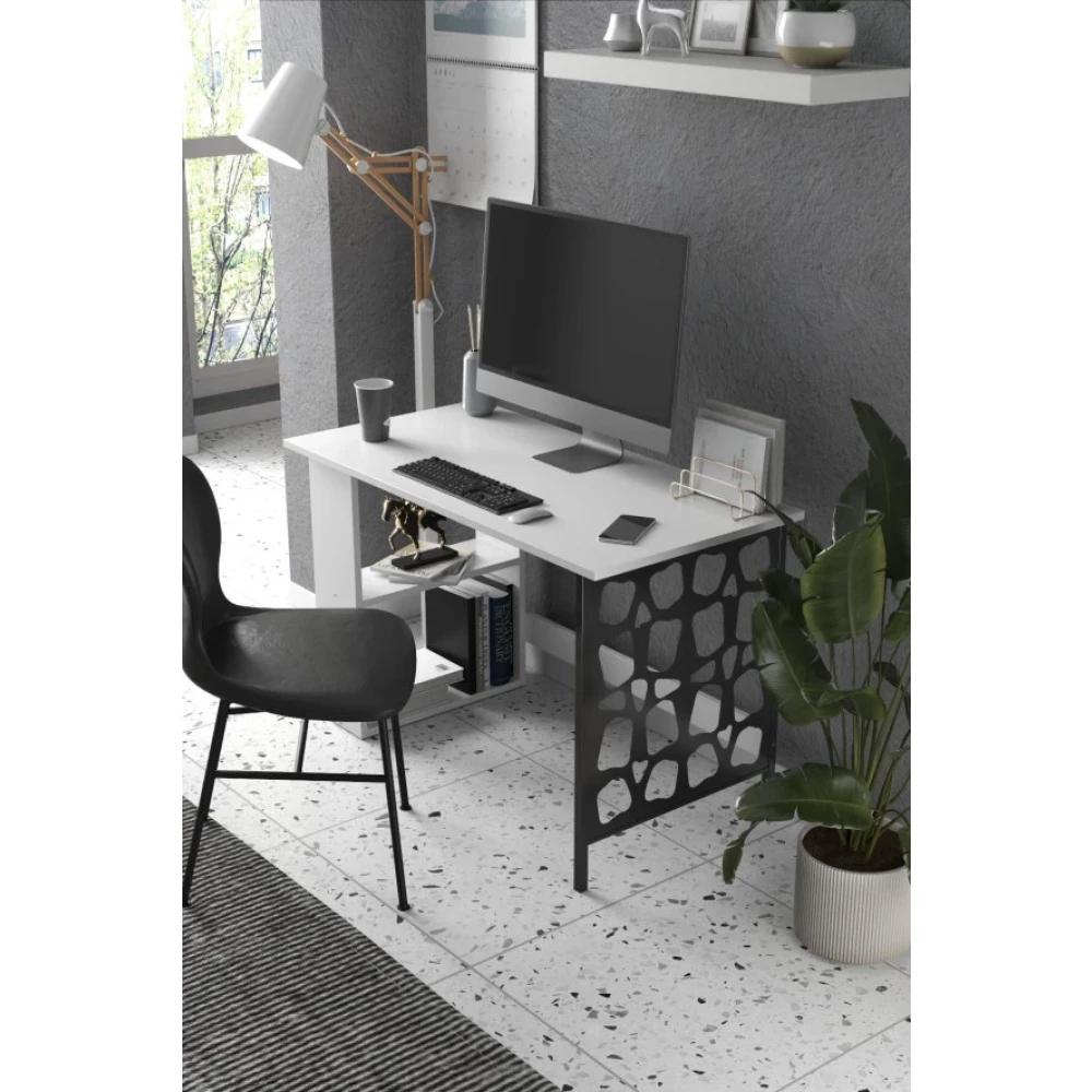 Dizaynmotion Sahil Desenli Dekoratif Calisma Masasi Çalışma Masası Fiyatı