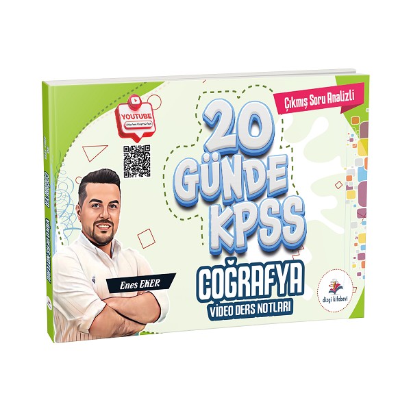 Dizgi Kitap 20 Günde Coğrafya Video Ders Notları Mesleki Hazırlık KPSS 2026 Enes Eker Diğer Fiyatı