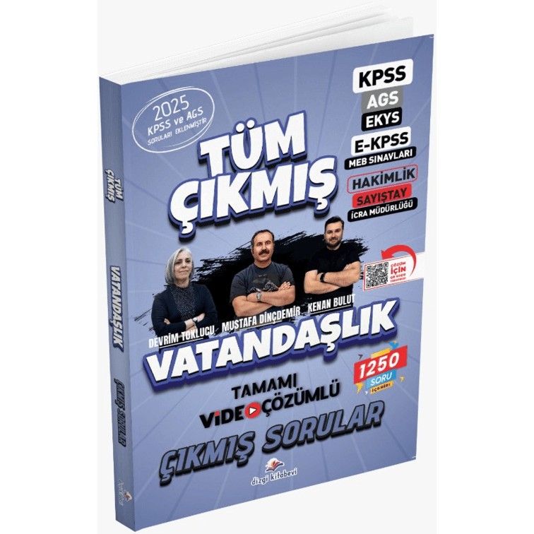 Dizgi Kitap 2026 Vatandaşlık Tüm Sınavlar Tamamı Video Çözümlü Çıkmış Sorular Diğer Fiyatı