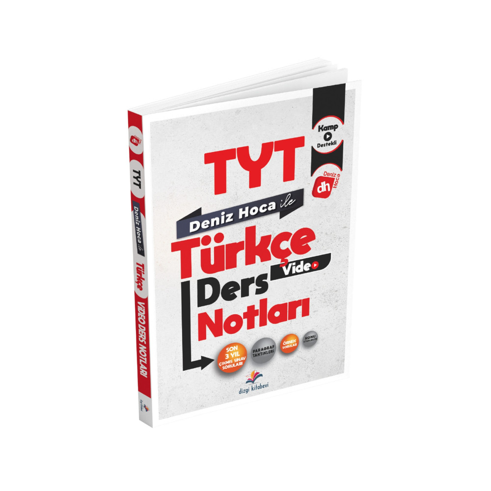 Dizgi Kitap Deniz Hoca Tyt Türkçe Video Ders Kitabı 2024-Tyt Kamp Kitabı Ders Sınav Kitapları Fiyatı
