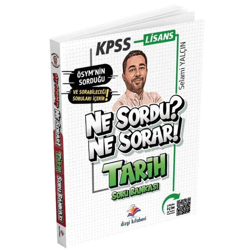 Dizgi Kitap Kpss Tarih Ne Sordu Ne Sorar Soru Bankası Çözümlü - Selami Yalçın Yayınları Ders Sınav Kitapları Fiyatı