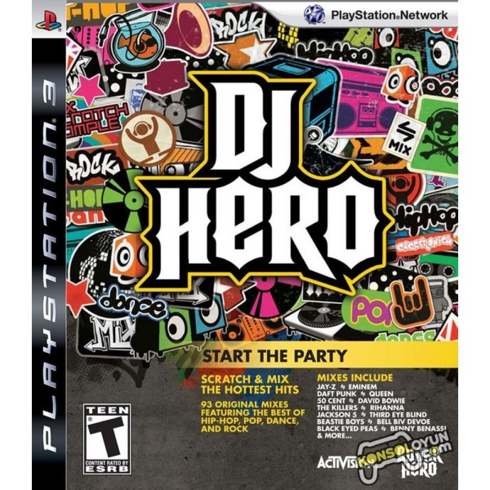 Dj Hero PS3 PlayStation 2 - 3 Oyunları Fiyatı