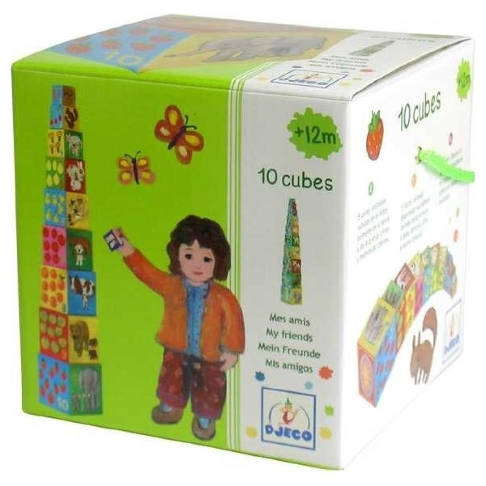 Djeco 10 My Friends Blocks Küp Oto Boyaları Fiyatı