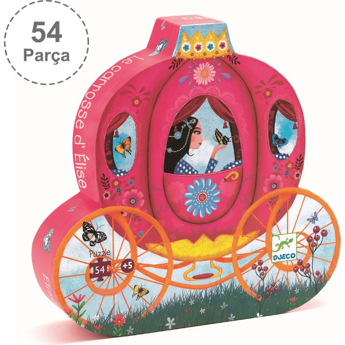 Djeco Dekoratif Puzzle 54 Parça - Elise's Carriage Anne Bebek Oyuncak Fiyatı