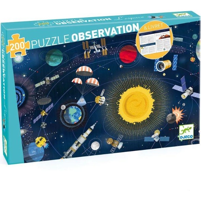Djeco Klasik Puzzle 200 Parça - The Space Anne Bebek Oyuncak Fiyatı