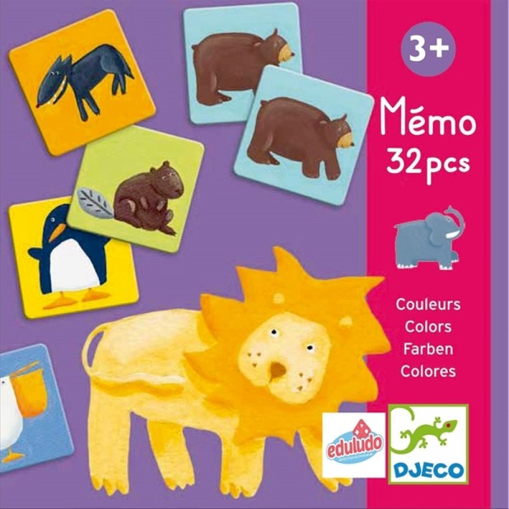 Djeco Memo Colour Animals - Hafıza Oyunu 3+ Yaş Oto Boyaları Fiyatı