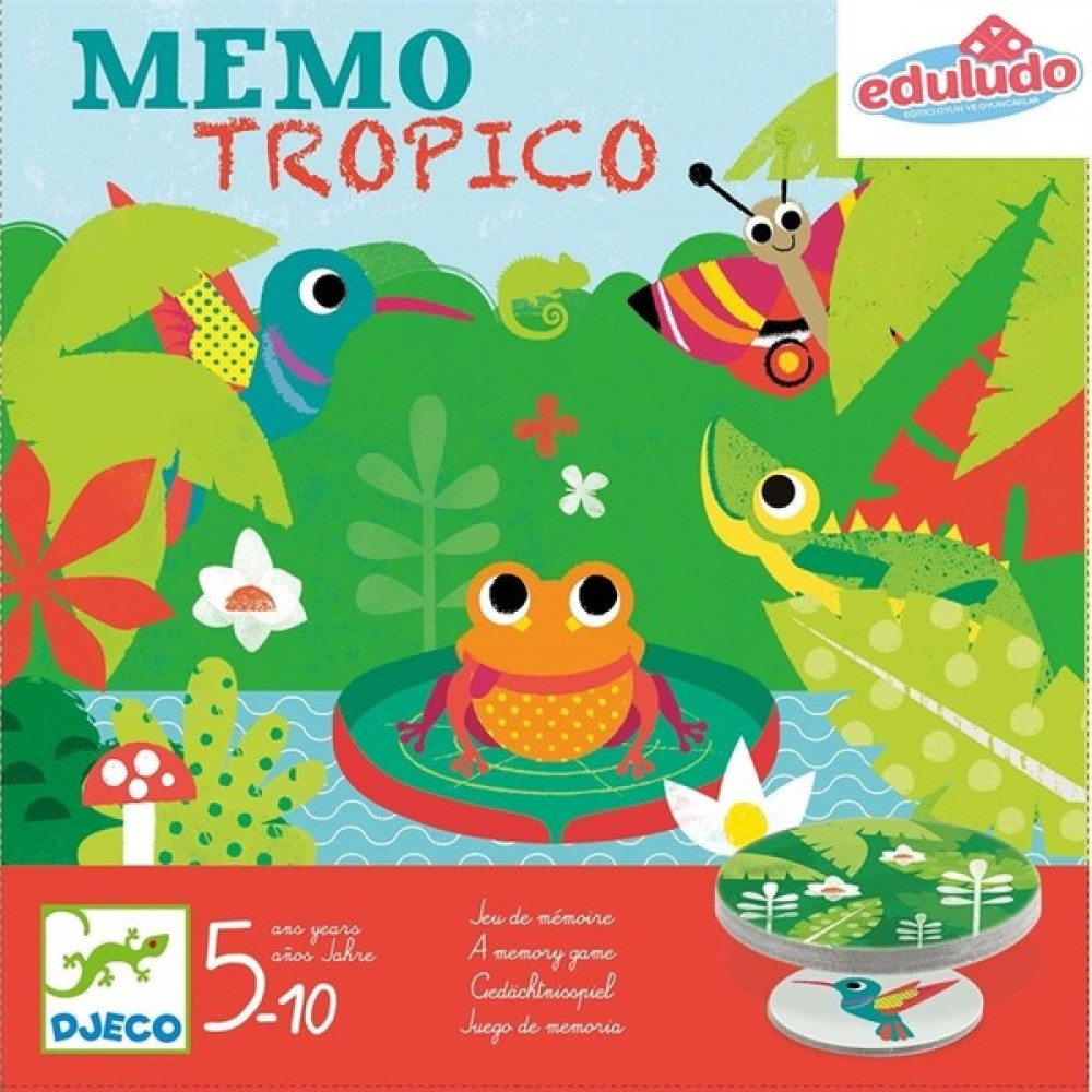 Djeco Memo Tropico - Hafıza Oyunu 5+ Yaş Oto Boyaları Fiyatı