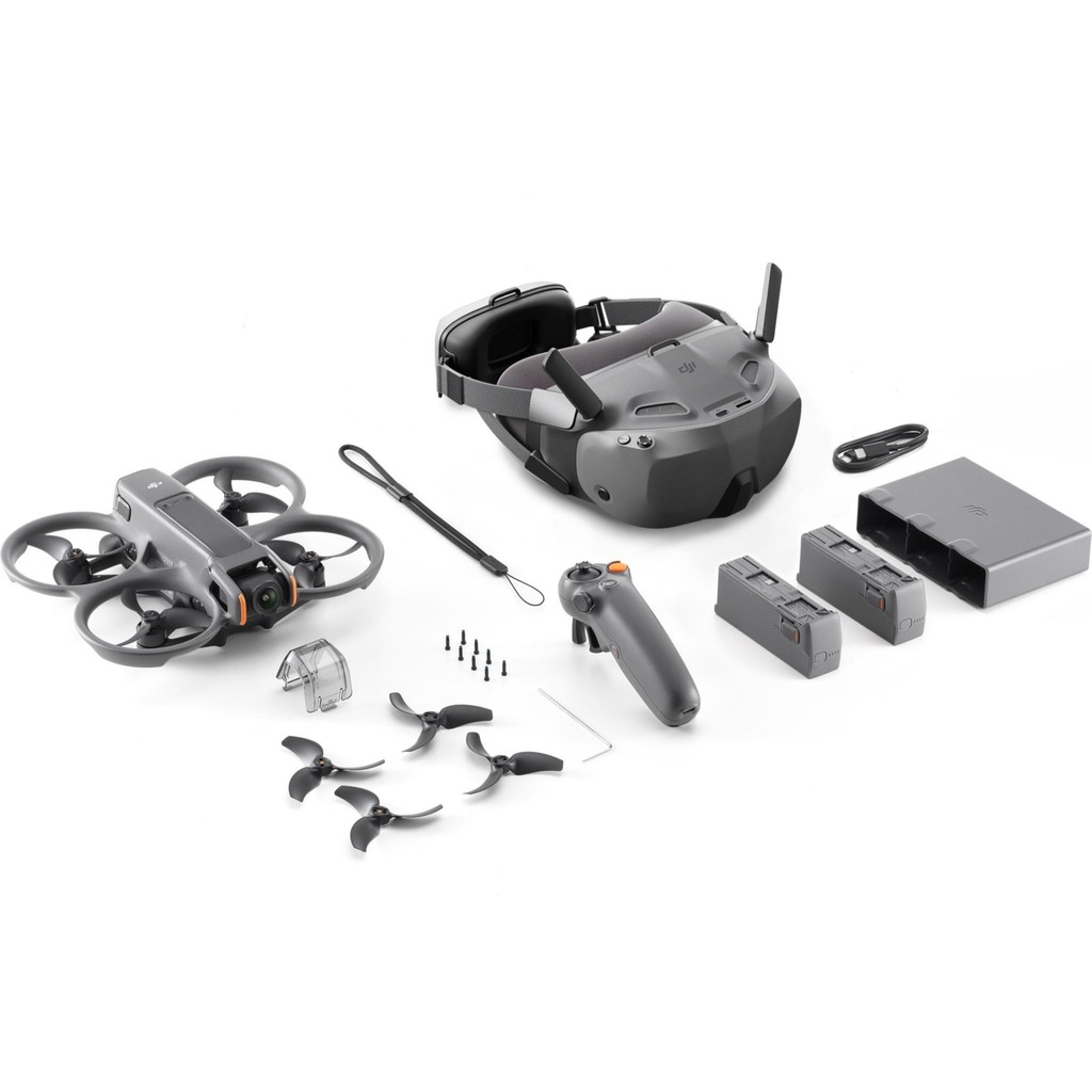 DJI Avata 2 Katlanabilir FPV Drone 4K Kamera ile Uzun Menzilli Uçuş Deneyimi (Three Batteries) - Gri - Siyah Diğer Fiyatı