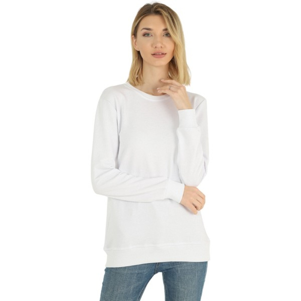 Dk Daksel Special Product Regular Fit Beyaz Kadın Sweatshirt Bayan Sweatshirt Fiyatı