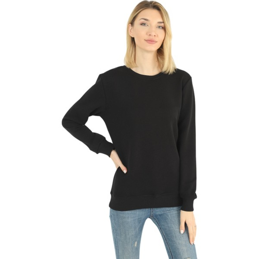 Dk Daksel Special Product Regular Fit Siyah Kadın Sweatshirt Bayan Sweatshirt Fiyatı