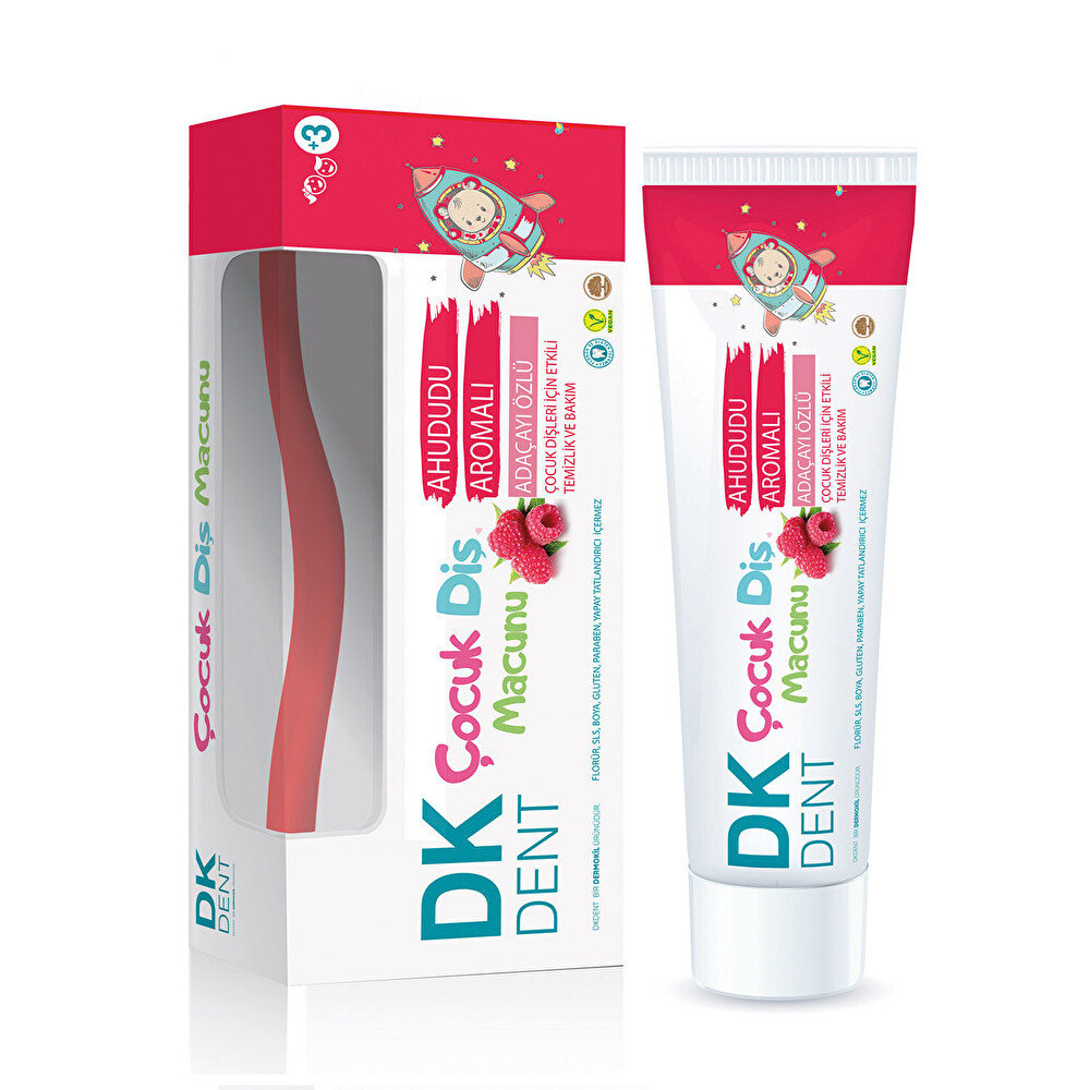 Dk Dent Ahududulu Çocuk Diş Macunu 50 ml+Fırça Diş Macunları Fiyatı
