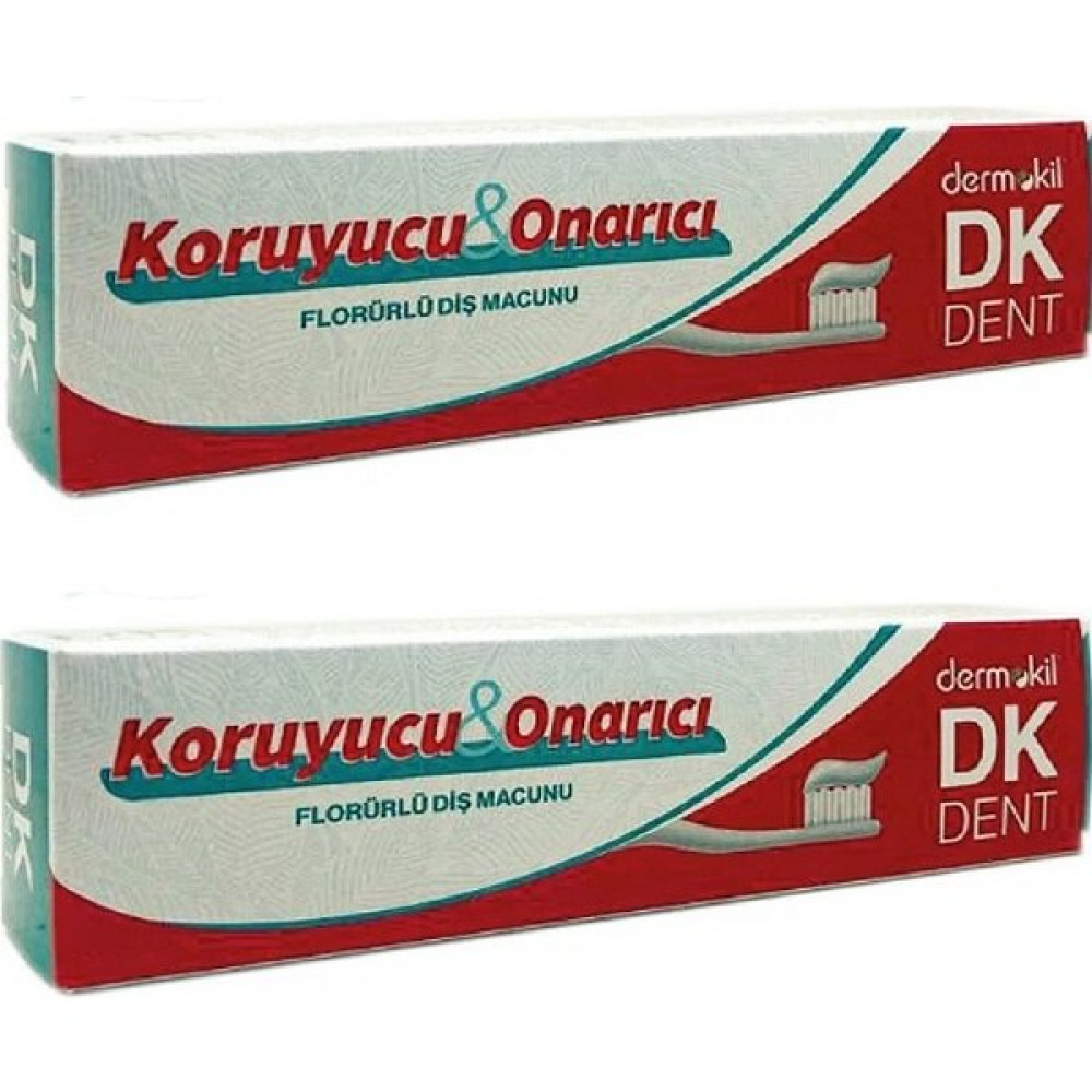 Dk Dent Diş Macunu Florürlü 100ml X 2 Adet Diş Macunları Fiyatı