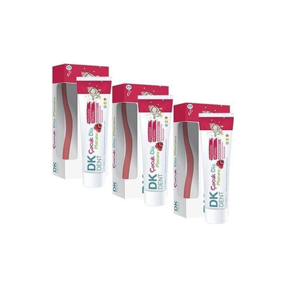 Dk Dent Dkdent Ahududu Aromalı Florürsüz Çocuk Diş Macunu 50 Ml Fırça Li X 3 Adet Diş Macunları Fiyatı