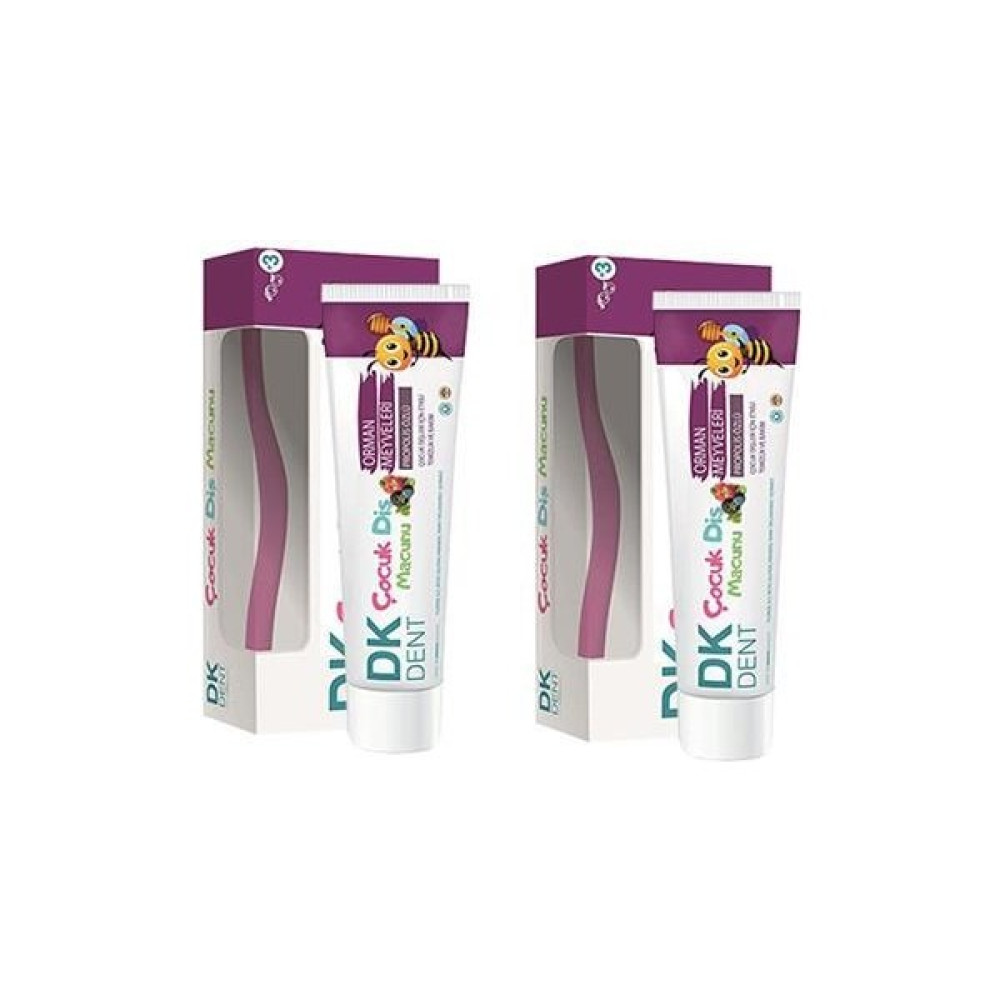 Dk Dent Dkdent Orman Meyveleri Florürsüz Çocuk Diş Macunu 50 Ml Diş Fırçası Li X 2 Adet Diş Macunları Fiyatı