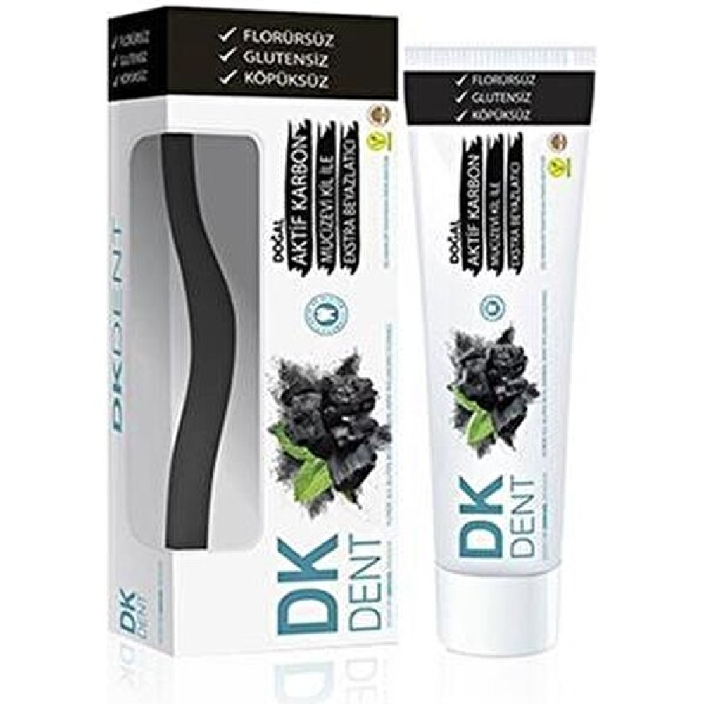 Dk Dent Dkdent Vegan Aktif Karbonlu Florürsüz Diş Macunu 75 Ml Diş Fırçası Li Diş Macunları Fiyatı
