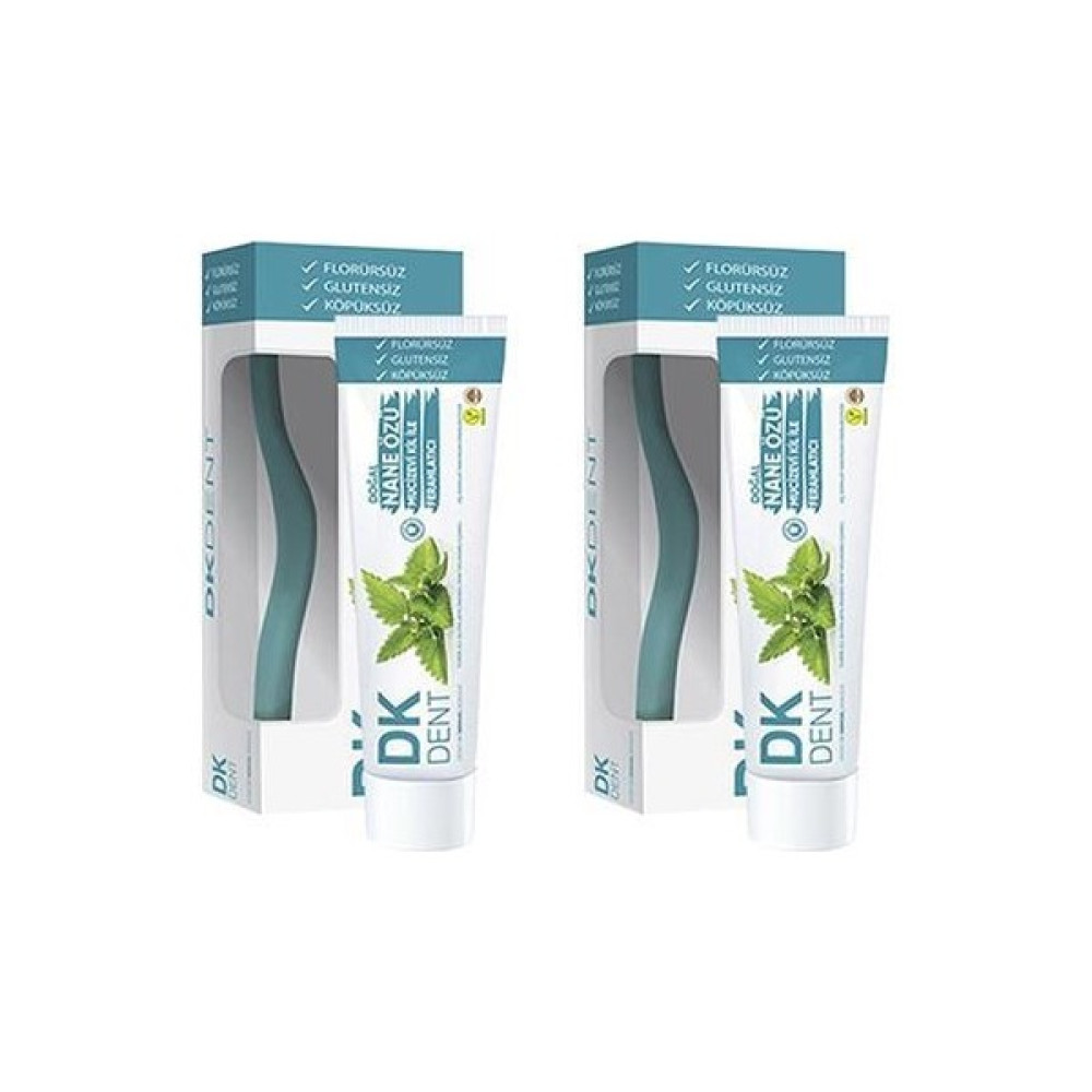 Dk Dent Dkdent Vegan Nane Özlü Florürsüz Diş Macunu 75 Ml Diş Fırçası Li X 2 Adet Diş Macunları Fiyatı
