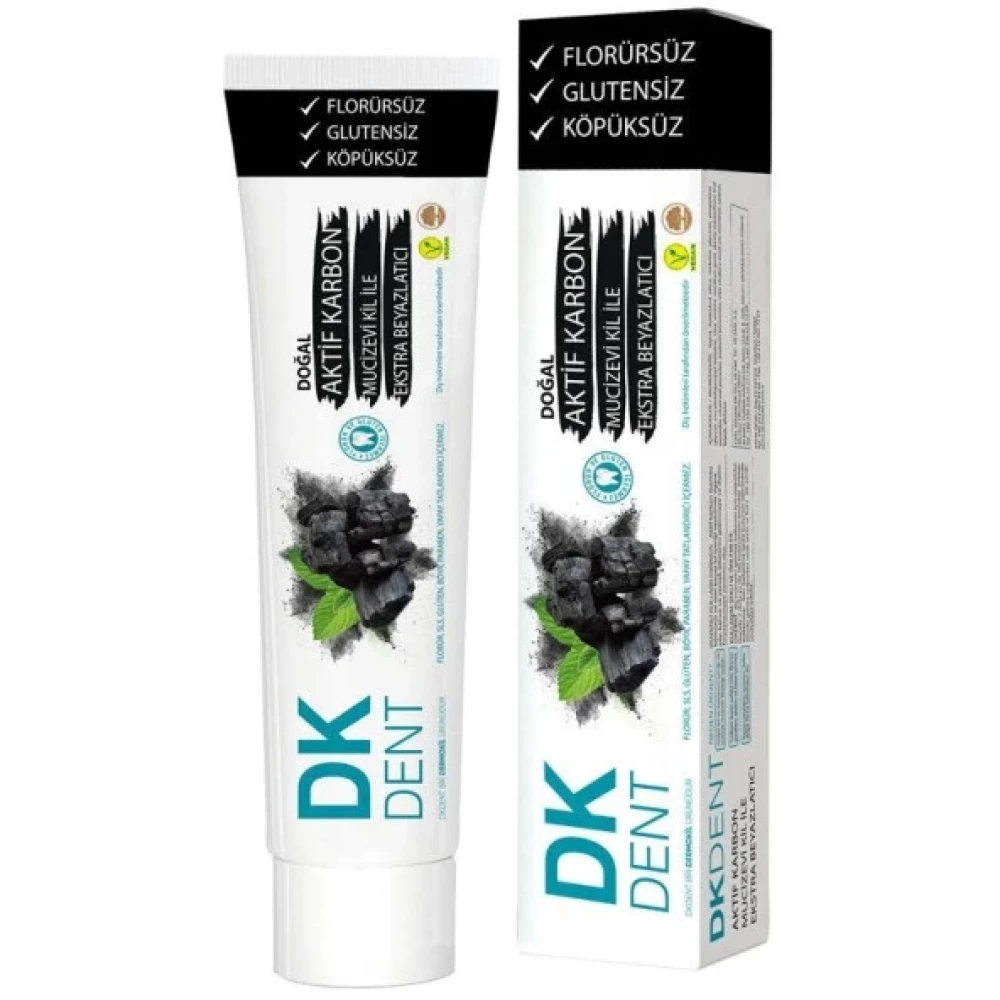 Dk Dent Killi Ve Aktif Karbonlu Beyazlatıcı Florürsüz Diş Macunu 75 Ml Diş Macunları Fiyatı