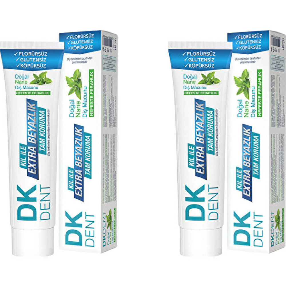 Dk Dent Nane Diş Macunu 75 ml 2'li Set Diş Macunları Fiyatı