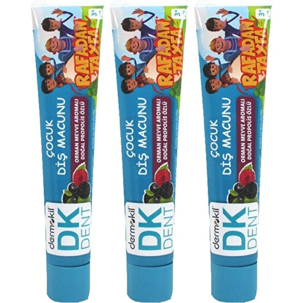 Dk Dent Rafadan Tayfa Cocuk Dıs Macunu Orman Meyvelı-50 Ml X 3adet Diş Macunları Fiyatı