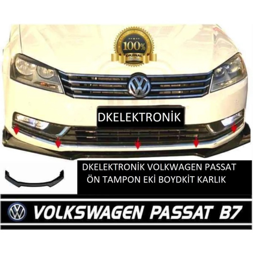 DK Elektronik Dkelektronik Vw Passat B7 Ön Karlık 3 Parça Piano Black Oto Boyaları Fiyatı